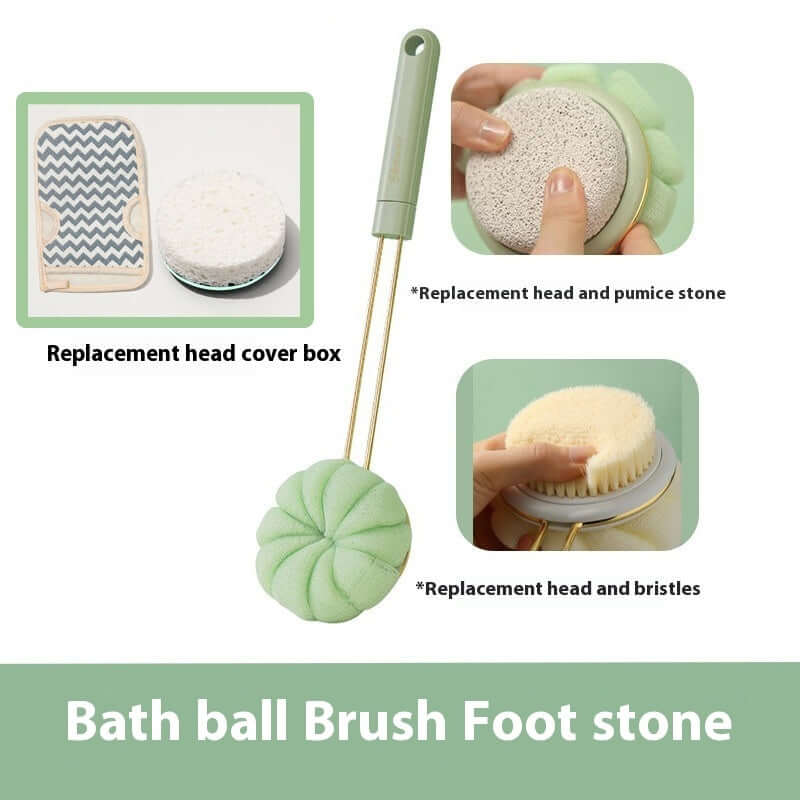 Soft Hair Bath Brush with Long Handle