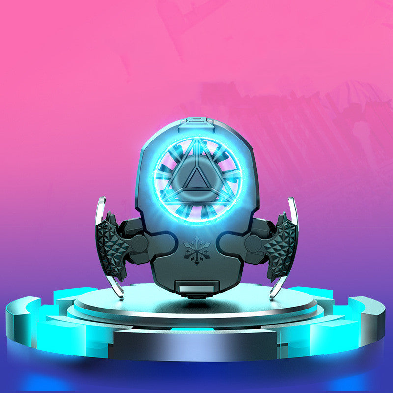 Compatible With Apple, Multi-function Mobile Phone USB Game Cooler System Cooling Fan Gamepad Holder Stand Radiator For Phone