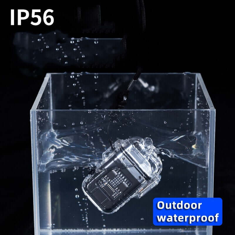 Transparent Shell Double Arc Lighter Waterproof And Windproof Outdoor Lighter Lighting Multi-purpose Electronic Cigarette Lighter