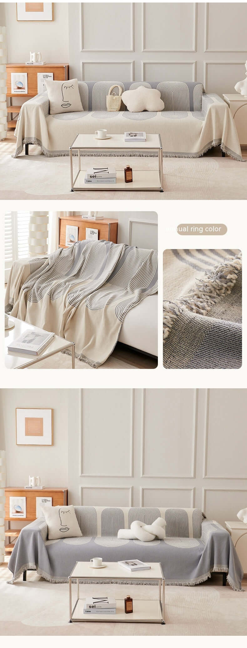 Universal Sofa Cover – Modern, Durable & Pet-Friendly