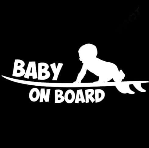 Reflective Baby on Board Car Sticker - Safety & Style