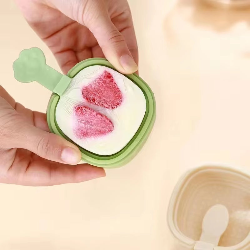 Ice Cream Popsicle Mold DIY Ice Cream Machine Homemade Ice Box with Plastic Stick Ice-Lolly Mold Ice Cube Tray Kitchen Gadgets
