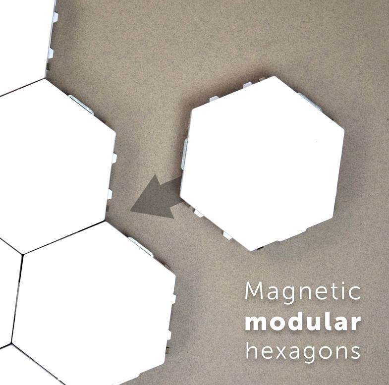 British Creative Honeycomb Modular Assembly Helios Touch Wall Lamp