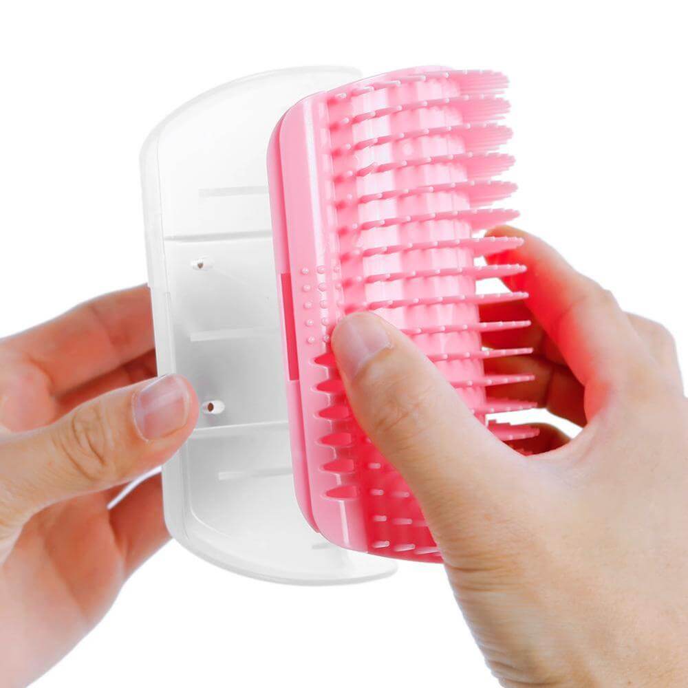 Cat Self Groomer Corner Brush – Easy Grooming & Massage