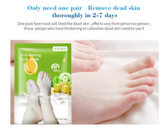 Exfoliating Foot Mask Foot SPA Pedicure Socks Removing Dead Skin Whitening Heels Feet Peeling Anti Cracked Foot Skin Care