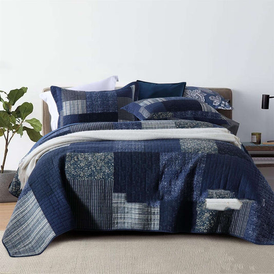 All Cotton Summer Duvet Bedding Set - Light & Cool 3-Piece Set