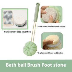 Bath Brush Soft Hair Japanese Long Handle