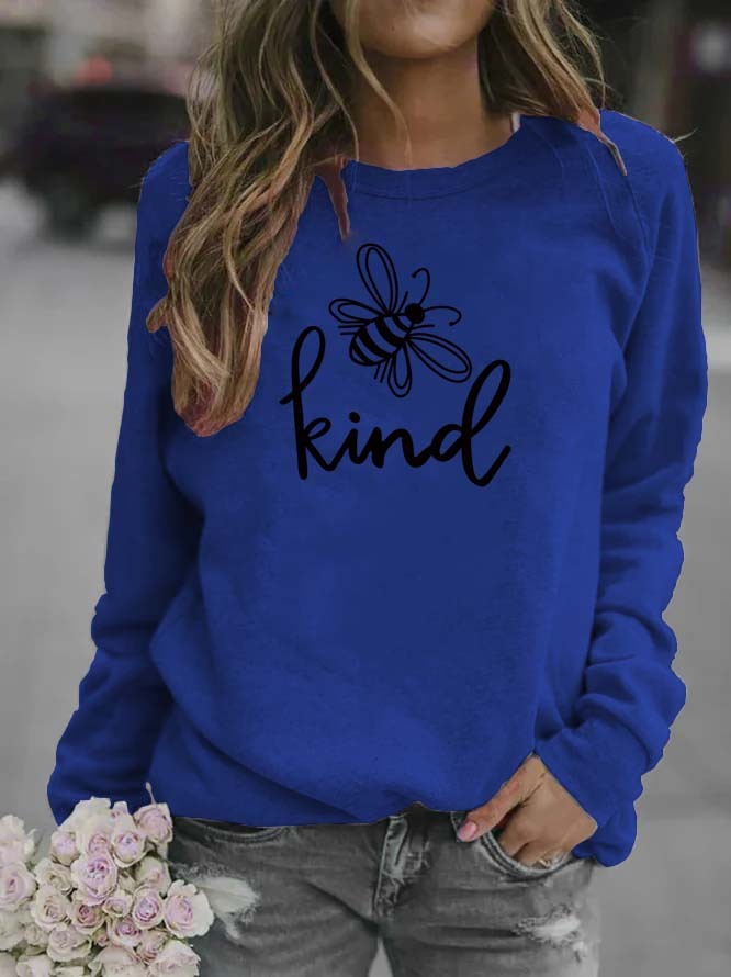 Stand-alone Women's Blank Floral Round Neck Sweater