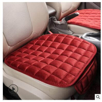 Plush Winter Car Seat Cushion – Warm, Non-Slip & Breathable