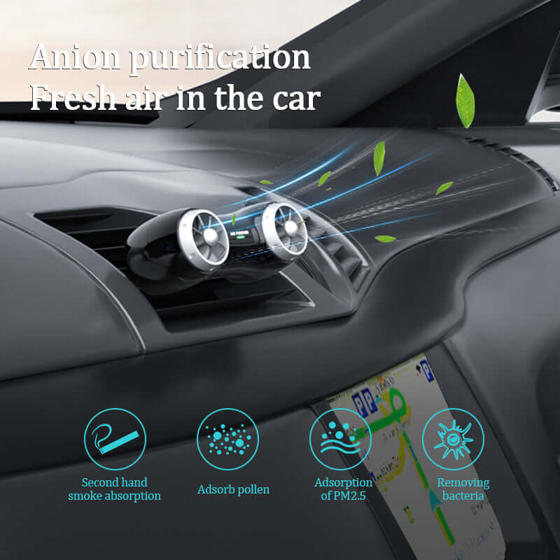 Car Negative Ion Air Purifier – Clean, Fresh Air for Your Ride