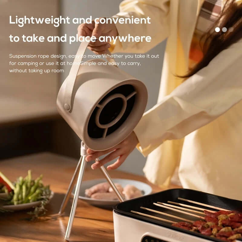 2024 Portable Desktop Exhaust Fan – Compact & USB-Powered
