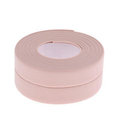 Home Bathroom Shower Sink Bath Sealing Strip Tape White PVC Self adhesive Waterproof Wall Sticker