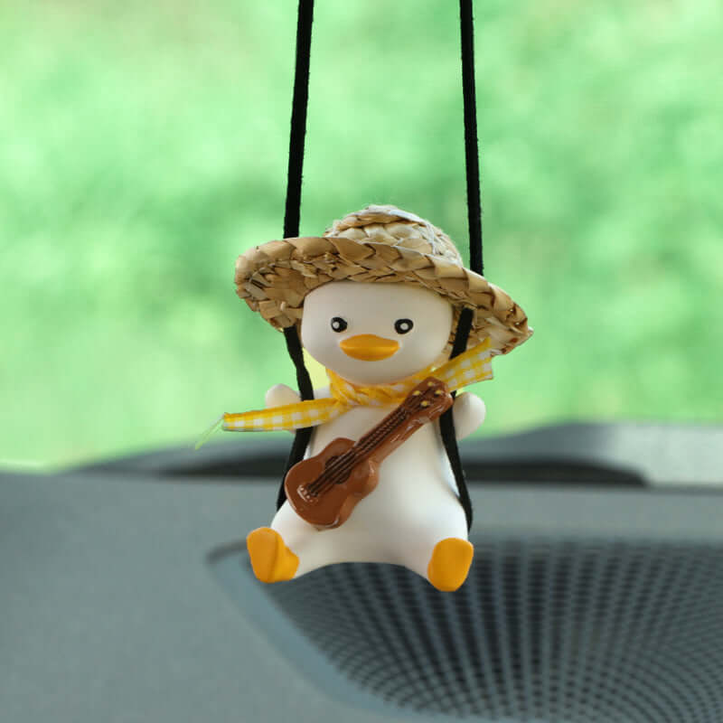 Cute Anime Duck Car Pendant