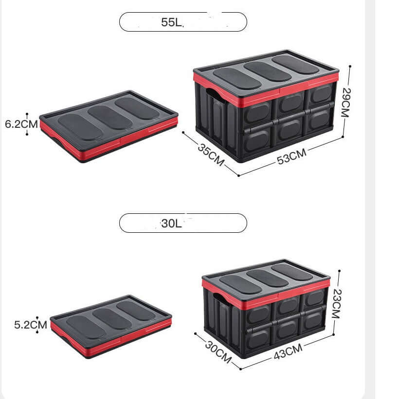 Foldable Car Storage Box - 30L/55L