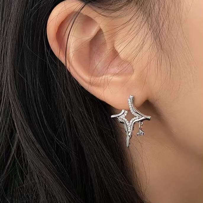 Asterism Rhinestone Earrings – Elegant Sparkle for Every Occasion