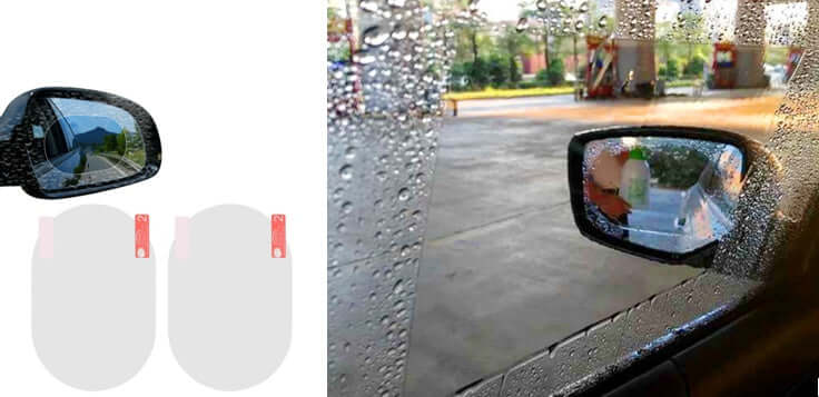 Anti-Moist Waterproof Side Mirror Stickers – Clear Vision in All Weather