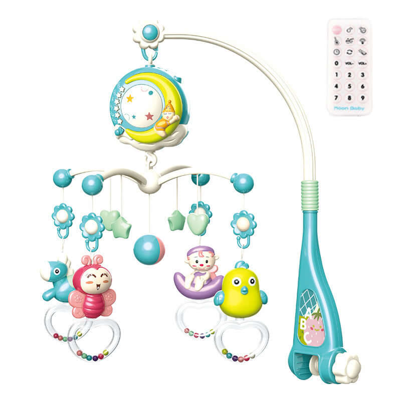 Baby Crib Mobile with Music & Projection – Rotating Toy Holder