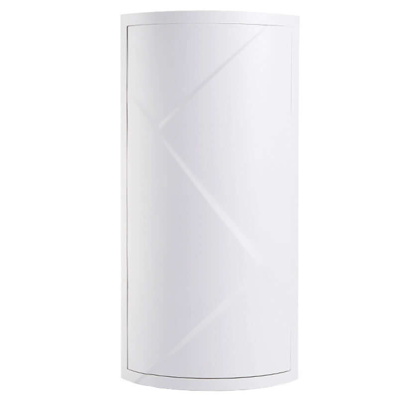 Rotatable Bathroom Makeup Organizer Corner Plastic Wall Mounted Storage Rack Box