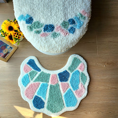 Colorful Pastoral Toilet Seat Cover