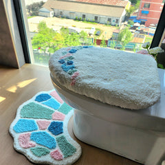 Colorful Pastoral Toilet Seat Cover