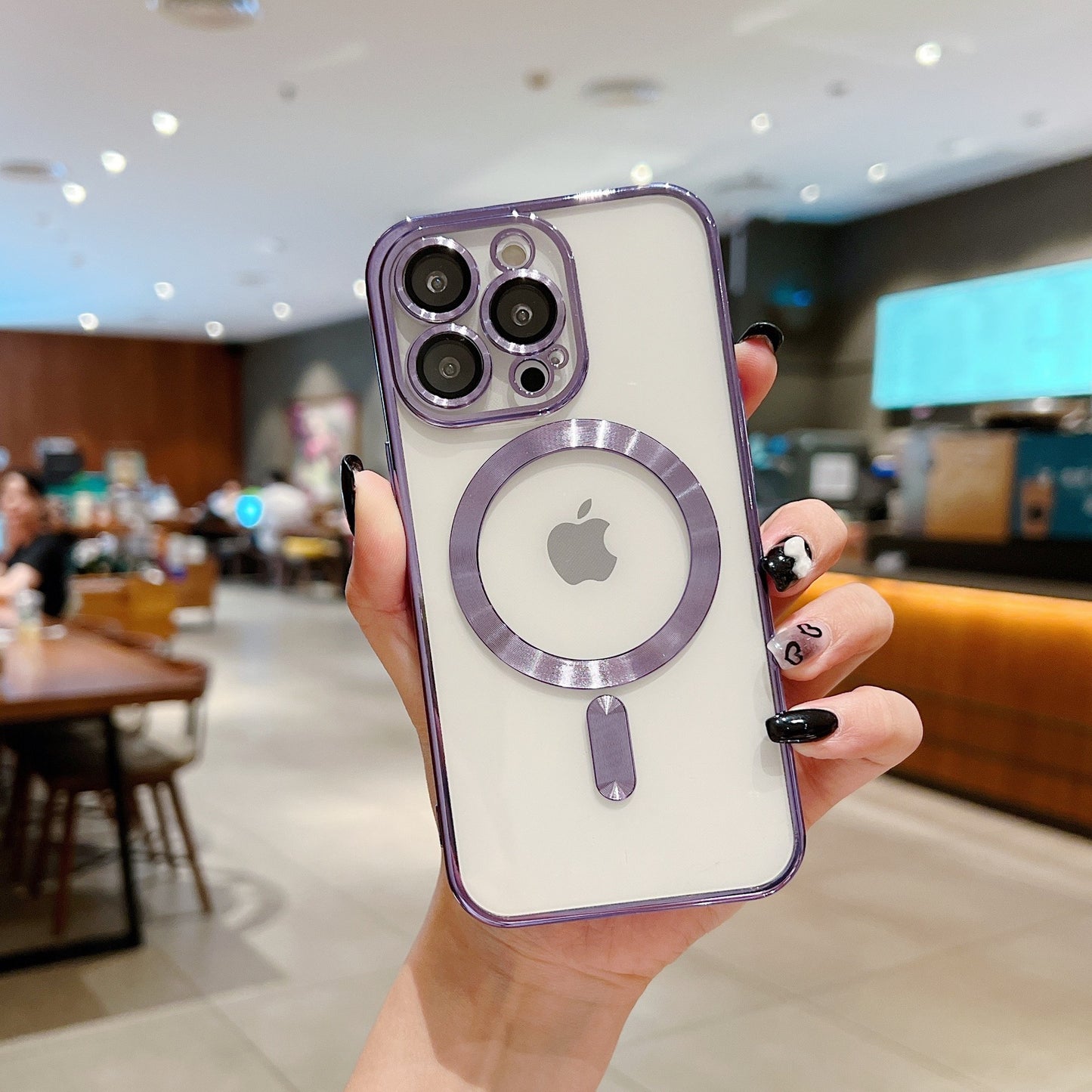 Magnetic Transparent Case for iPhone 13 Pro Max & 14