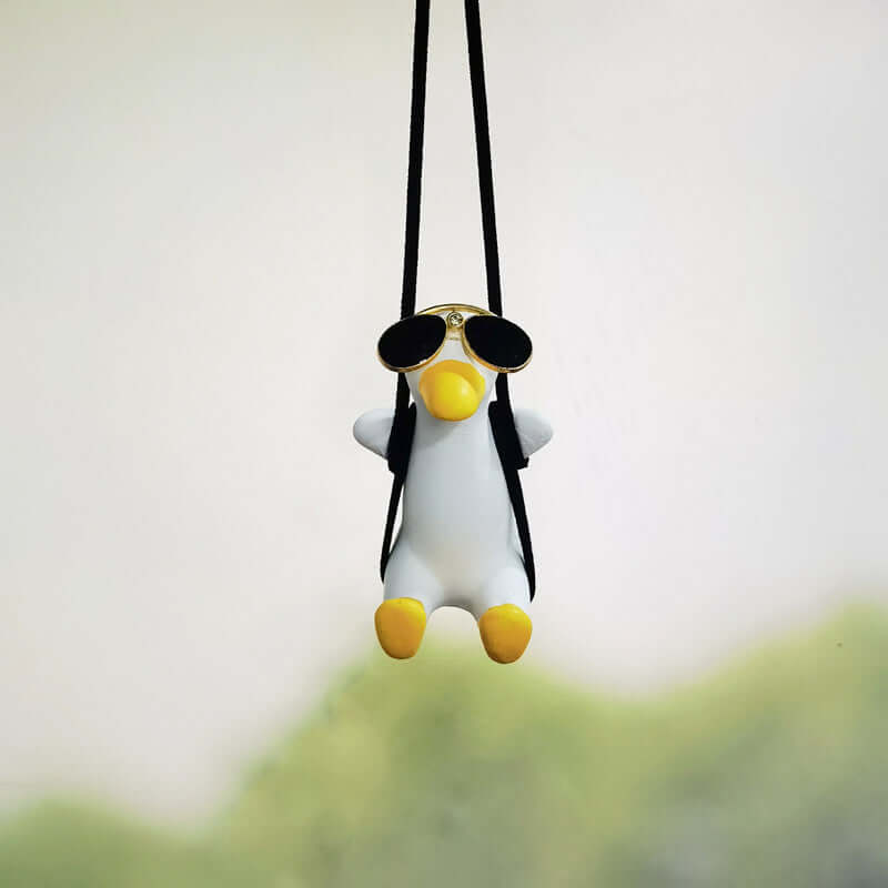 Cute Anime Duck Car Pendant