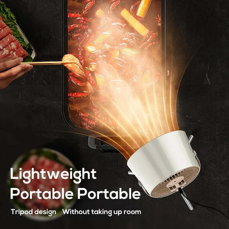 2024 Portable Desktop Exhaust Fan – Compact & USB-Powered