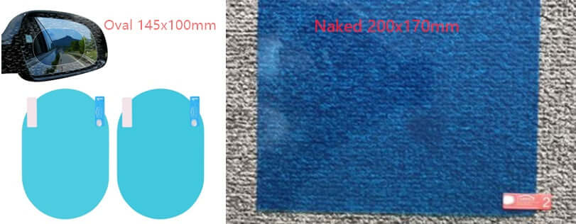 Anti-Moist Waterproof Side Mirror Stickers – Clear Vision in All Weather