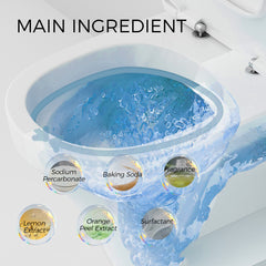 Automatic Toilet Bowl Cleaner,Crazy Clean Toilet Bowl Cleaner With A Light  Scent