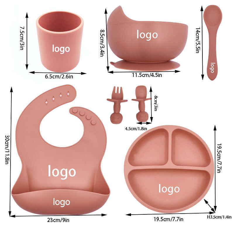 Baby Silicone Feeding Set