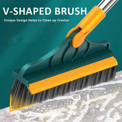 Bathroom Long Handle Floor Gap Wiper No Dead Corner Hard Bristle Floor Cleaning Ceramic Tile Brush