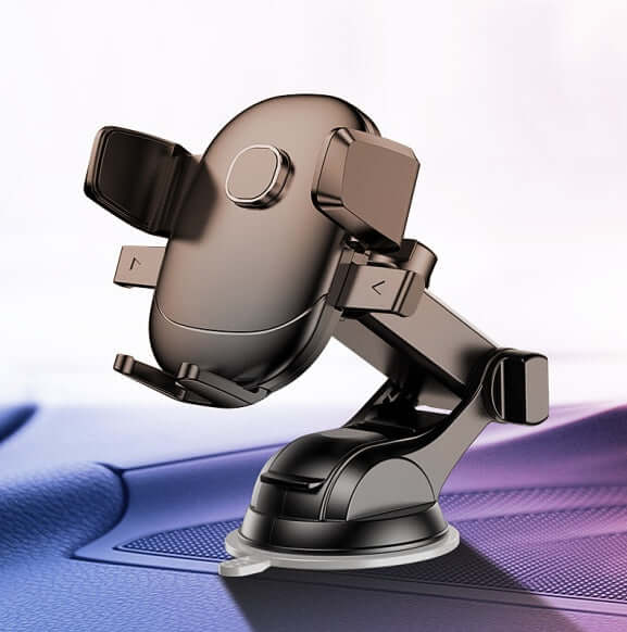 Car Phone Holder with Suction Cup & Vent Clip