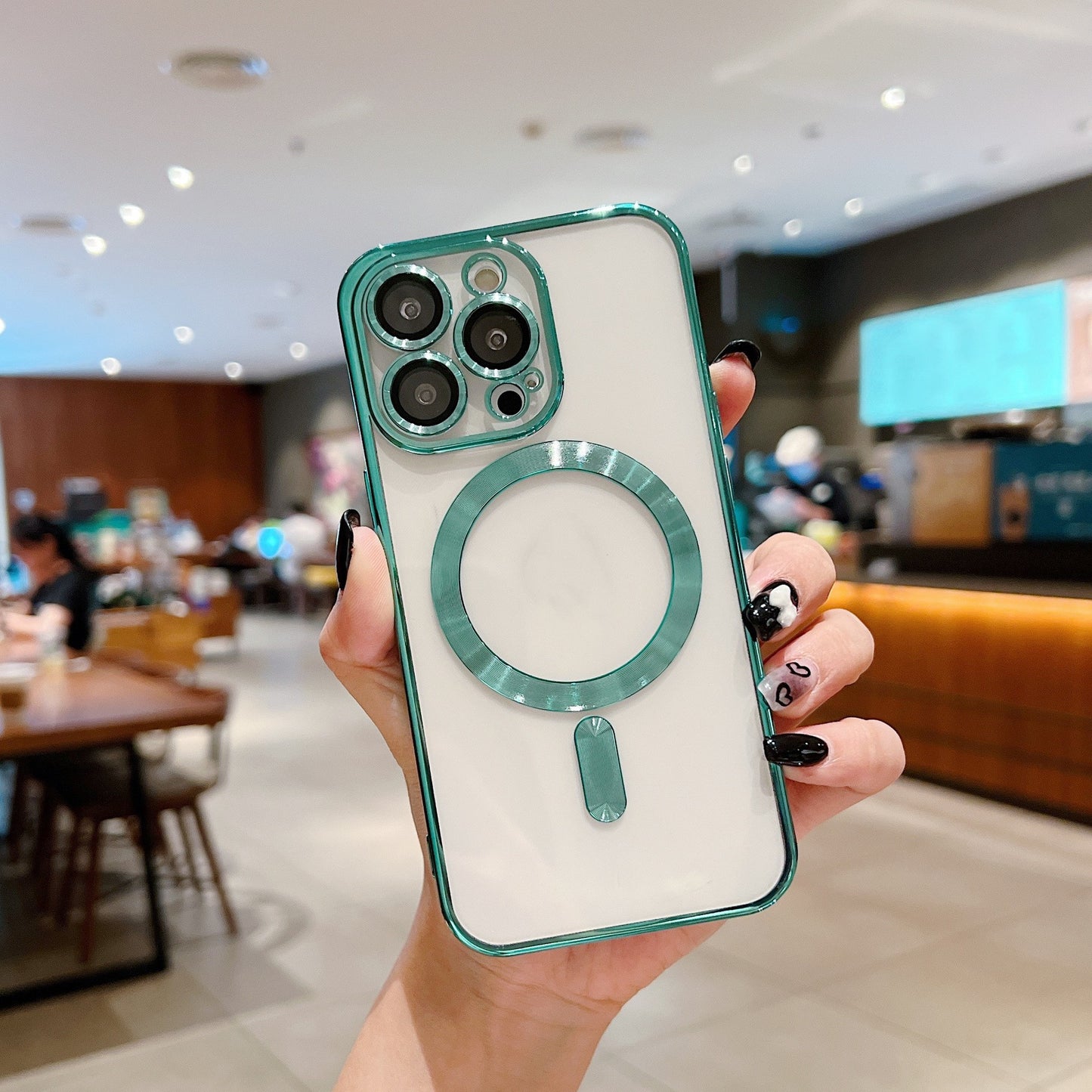 Magnetic Transparent Case for iPhone 13 Pro Max & 14