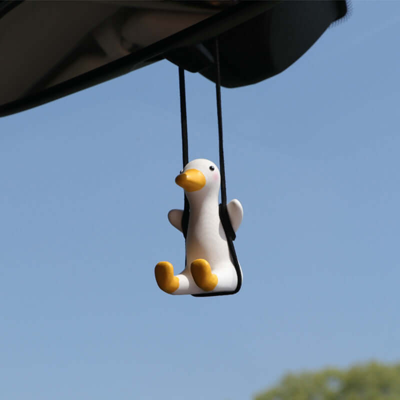Cute Anime Duck Car Pendant