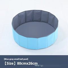 Children's Home Marine Ball Pool Indoor Folding Fence Baby Storage Basket