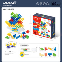 Balance Stacking Board Games Kids Adults Tower Block Toys For Family Parties Travel Games Boys Girls Puzzle Buliding Blocks Toy