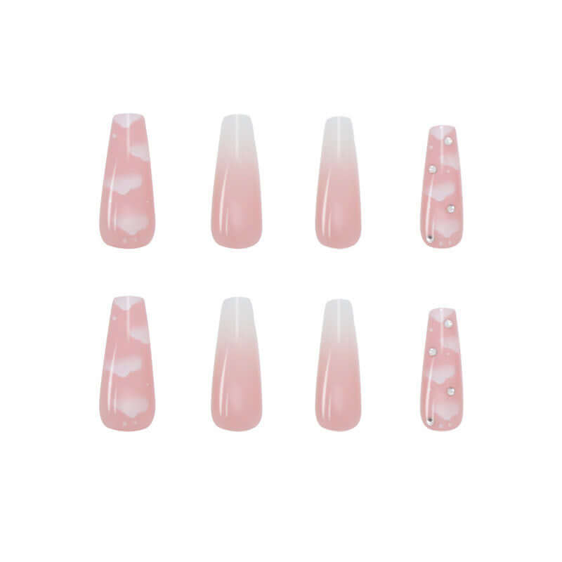 Women's Detachable Long Ballerina Nail Stickers