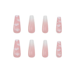 Women's Detachable Long Ballerina Nail Stickers