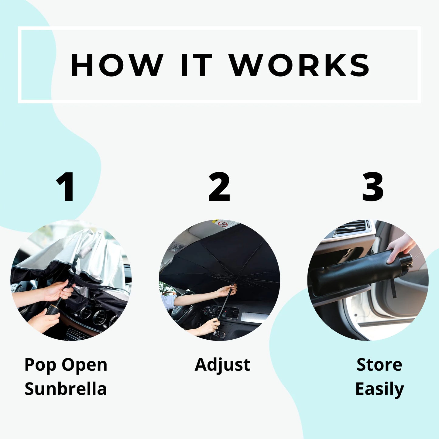 Premium Car Sunshade – UV & Heat Protection