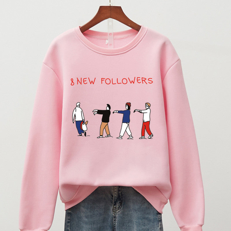 Women's Autumn And Winter Pullover Round Neck Sweater