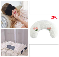 3D Knitted Cotton Pillow Sleep Aid