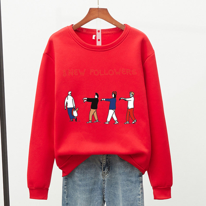 Women's Autumn And Winter Pullover Round Neck Sweater