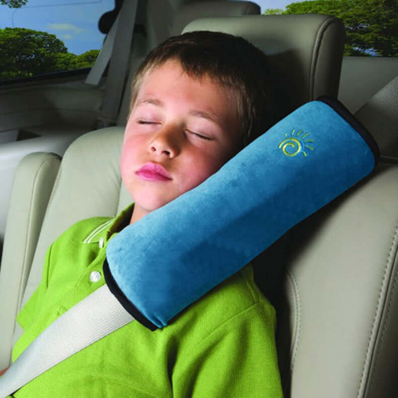 Comfortable Kids Car Seatbelt Pillow – Neck & Shoulder Support