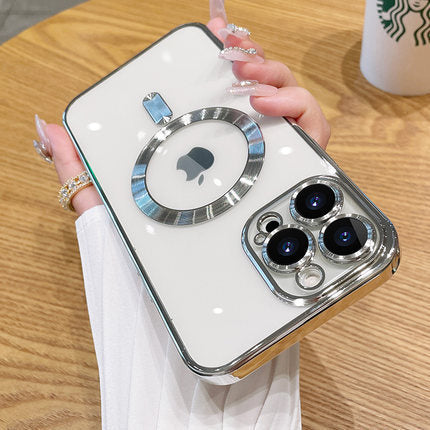 Magnetic Transparent Case for iPhone 13 Pro Max & 14