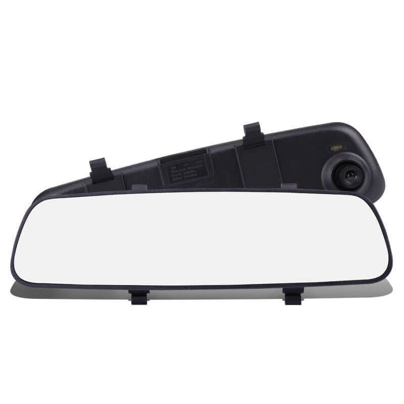 1080P HD rearview mirror driving recorder with integrated camera and large reflective surface for enhanced visibility.
