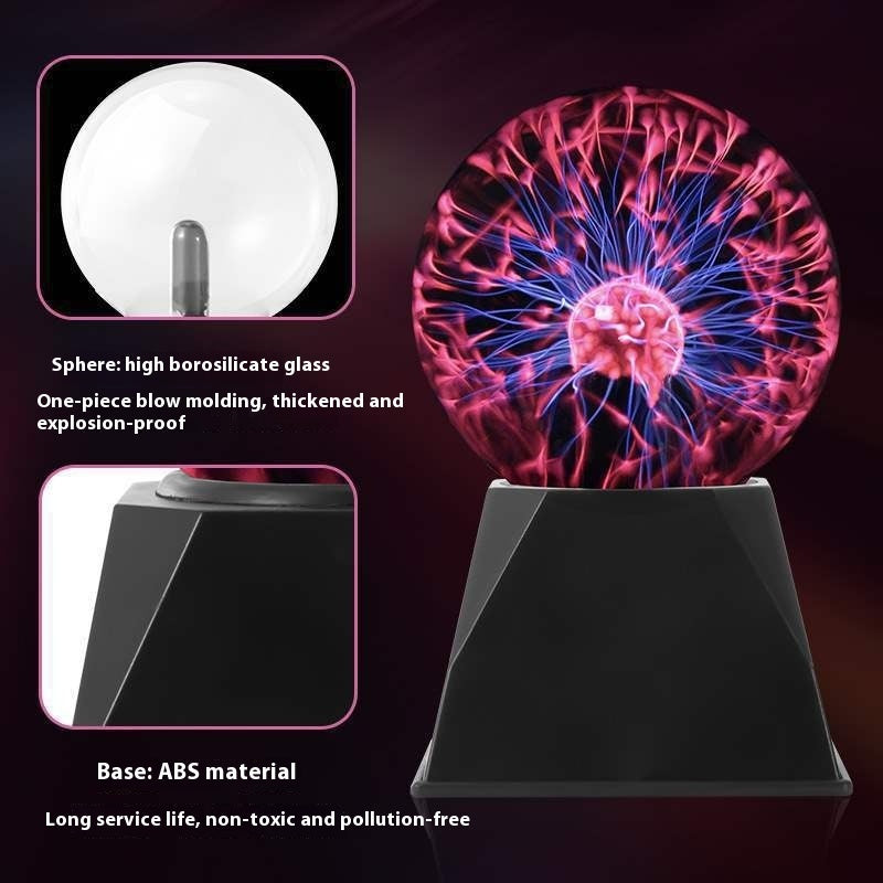 USB Voice Control Electrostatic Ball Plasma Magic Small Night Lamp