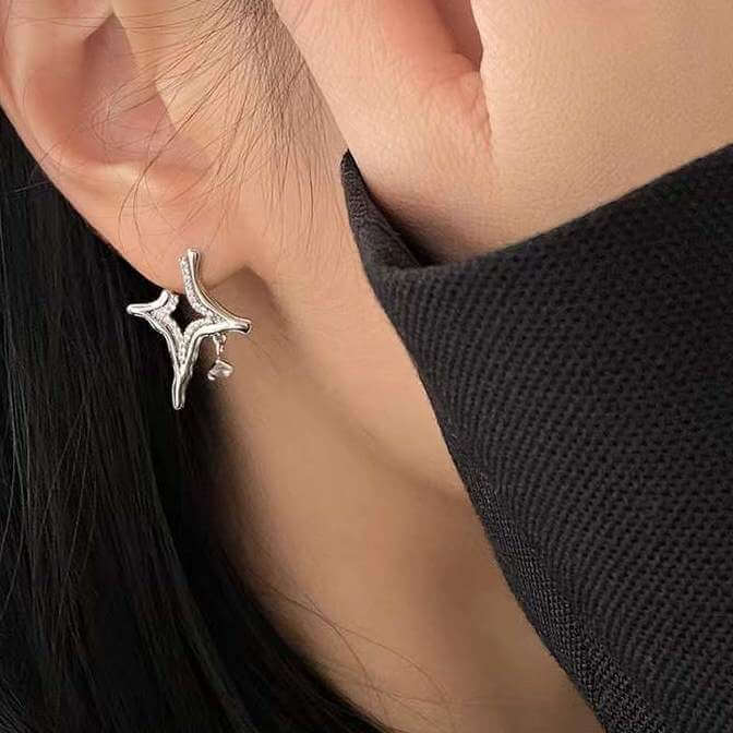 Asterism Rhinestone Earrings – Elegant Sparkle for Every Occasion
