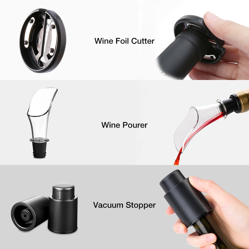 Automatic Wine Bottle Opener - Effortless Cork Removal