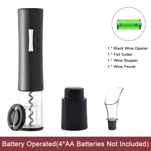 Automatic Wine Bottle Opener - Effortless Cork Removal