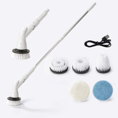 Six in one wireless electric cleaning brush long handle